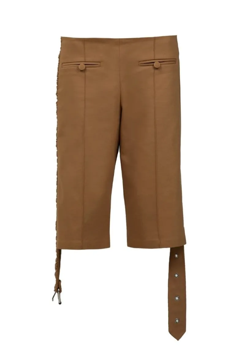 Pants<CULT MIA BELTED SHORTS Beige