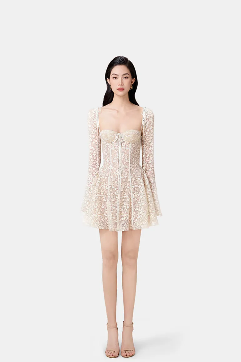 Dresses | Mini Dresses<CULT MIA BEIGE JALIYAH MINI DRESS White