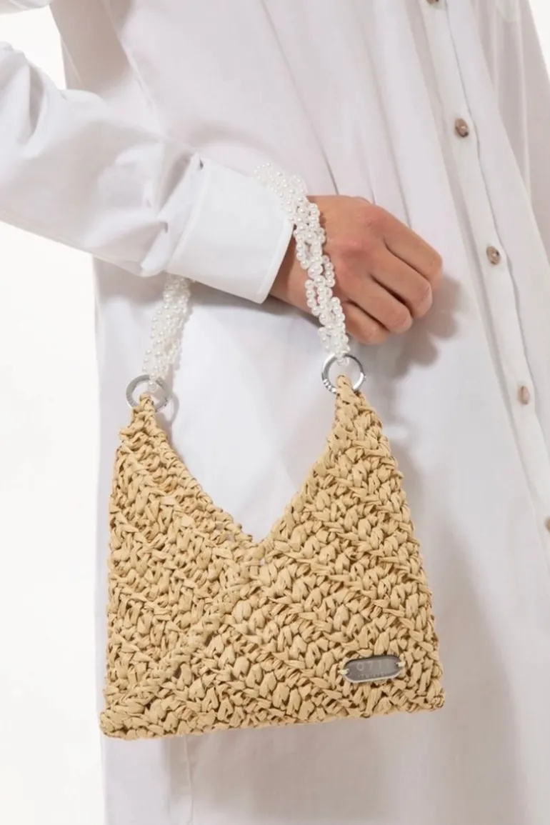 Shoulder Bags<CULT MIA MINI LILO SHOULDER BAG Beige