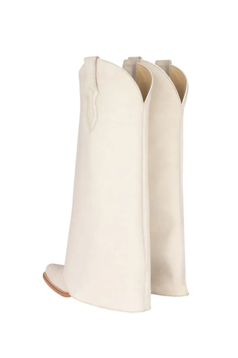 Boots<CULT MIA NUBUCK BASIC COWBOY BOOTS Beige
