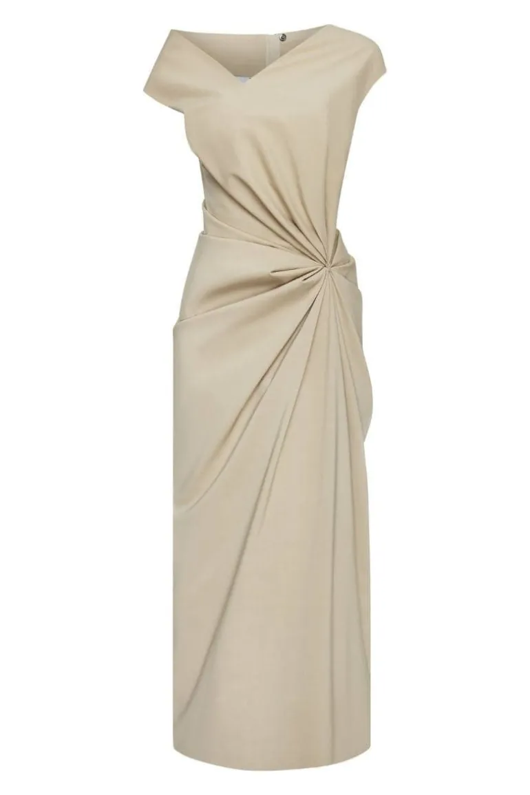 Dresses<CULT MIA TONYY STORM MAXI DRESS Beige