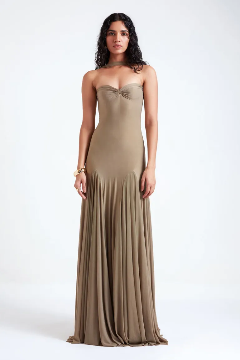 Dresses | Gowns<CULT MIA BERTA GOWN French Gray