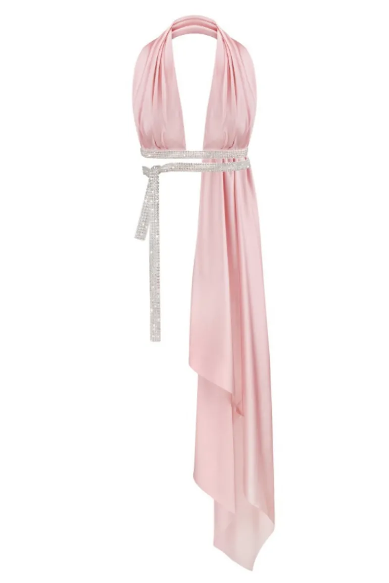 Tops<CULT MIA BIANCA ROSE QUARTZ TOP Blossom Pink