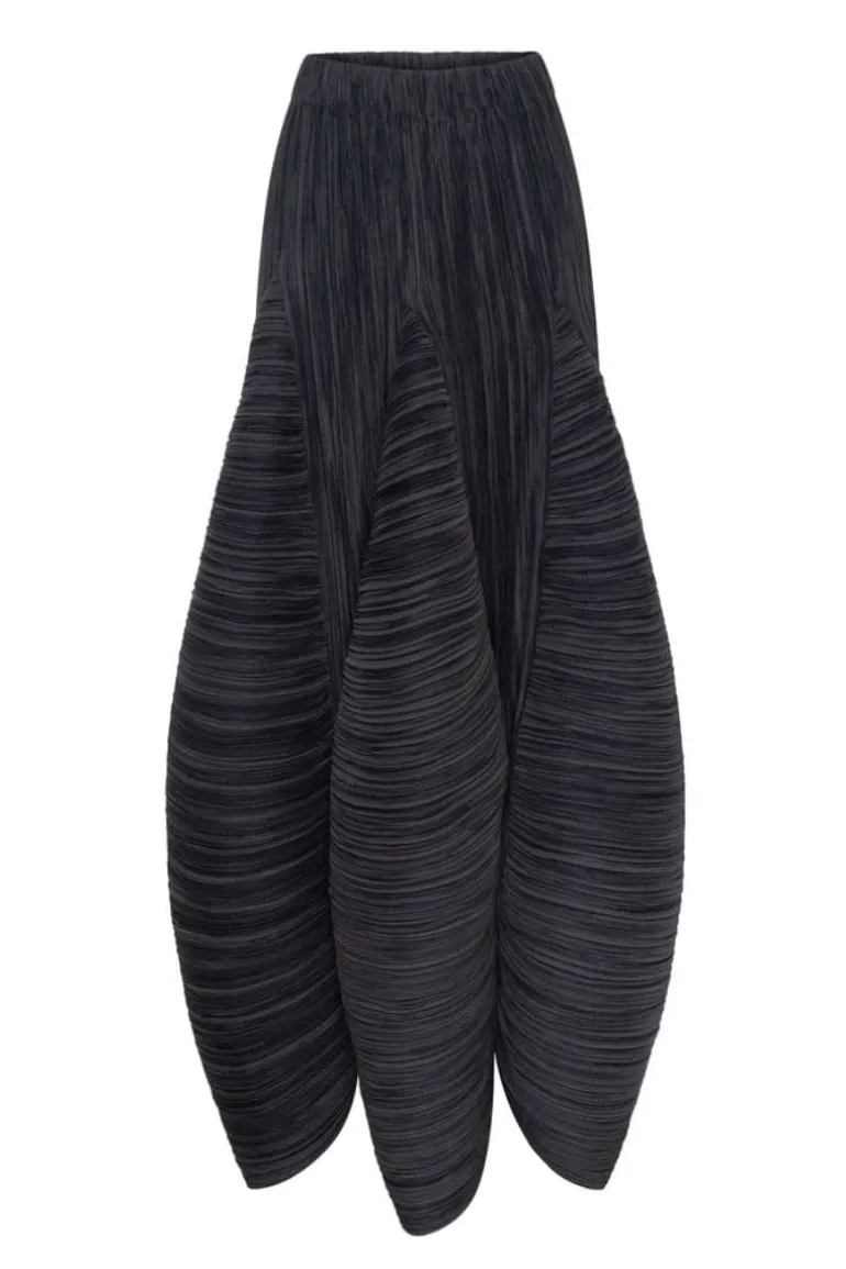 Skirts<CULT MIA A-LINE MAXI PLEATED SKIRT Black