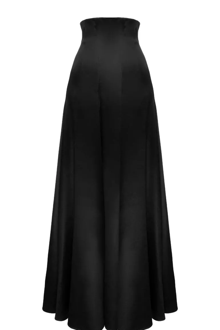 Skirts<CULT MIA ALINE MAXI SKIRT Black