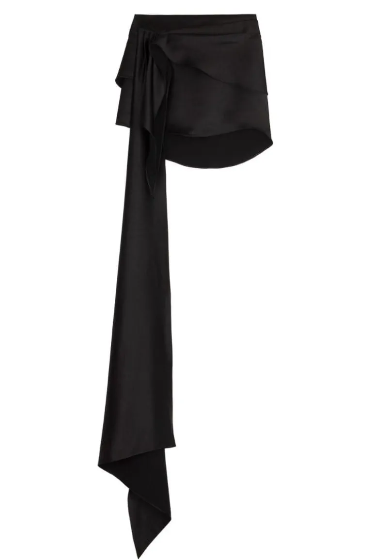 Skirts<CULT MIA ASYMMETRICAL MAGDALENA SKIRT Black