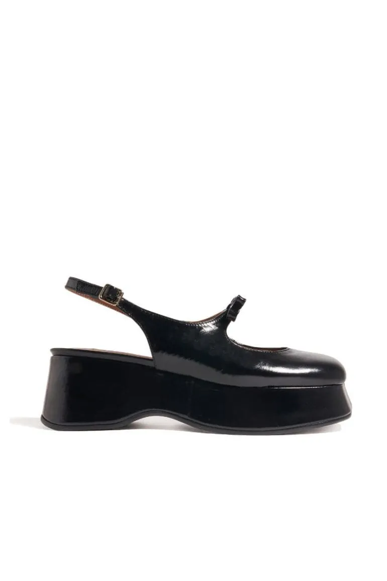 Heels<CULT MIA AVIGNON CHUNKY PLATFORMS Black