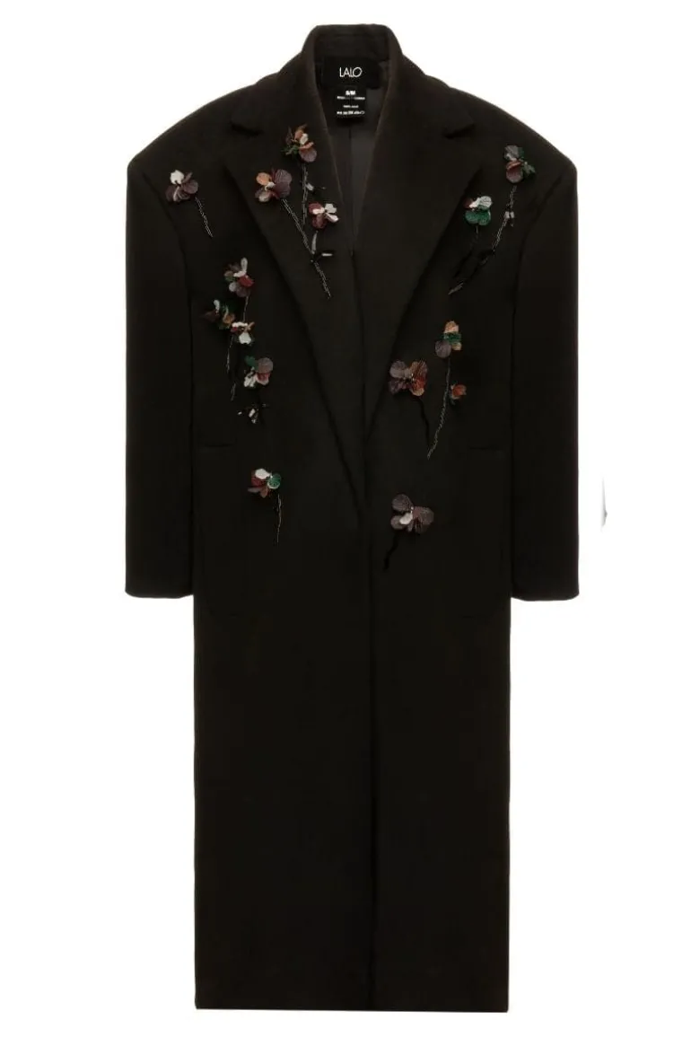 Coats<CULT MIA BOUQUET COAT Black