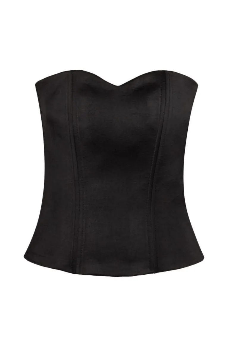Tops<CULT MIA CATALINA BUSTIER Black