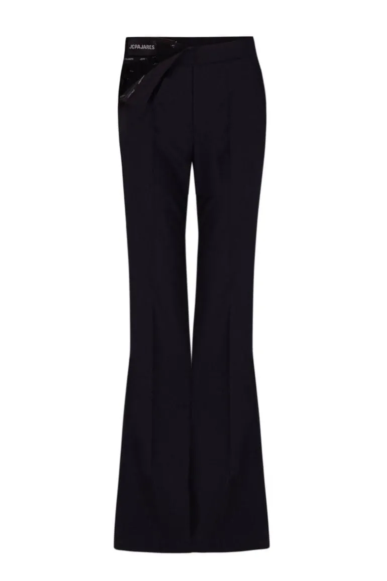 Pants<CULT MIA CUT-OUT FLARED PANTS Black