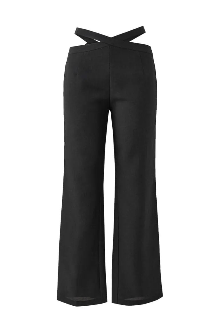 Pants<CULT MIA CUT-OUT PANTS Black