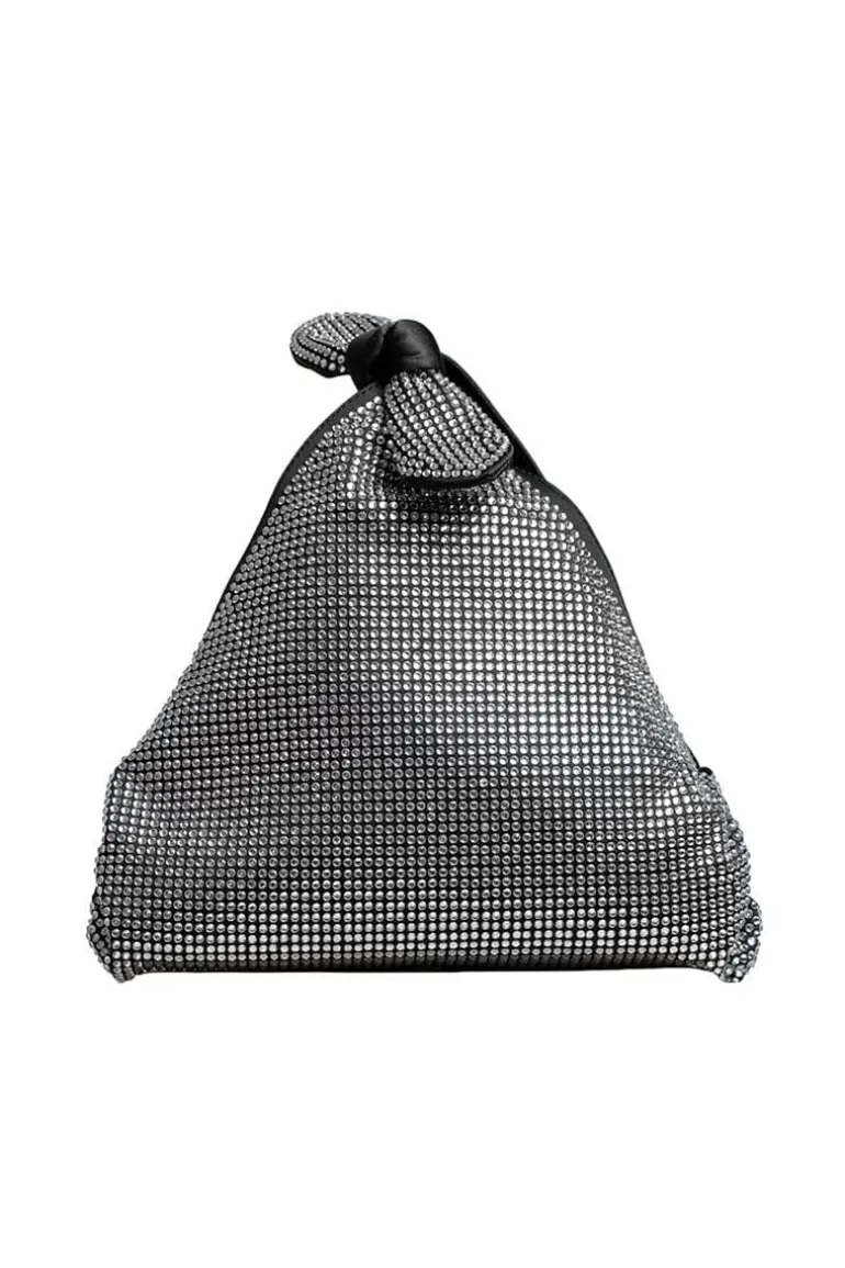 Clutch Bags<CULT MIA DIAMOND BUKSHA POUCH Black