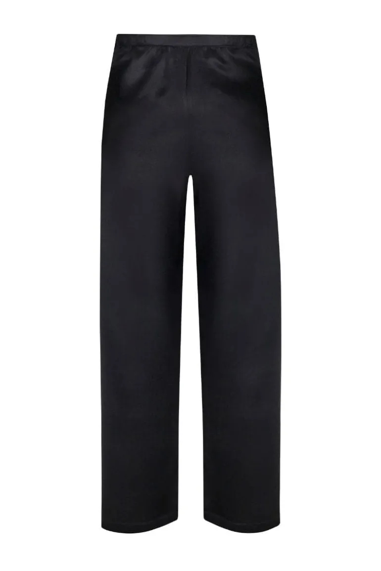 Sleep & Loungewear<CULT MIA ELOISE SILK PANTS Black