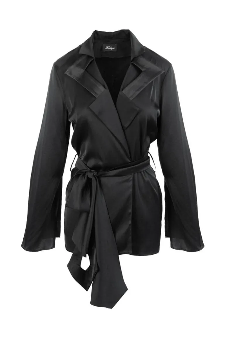 Sleep & Loungewear<CULT MIA INFINITY BLAZER Black