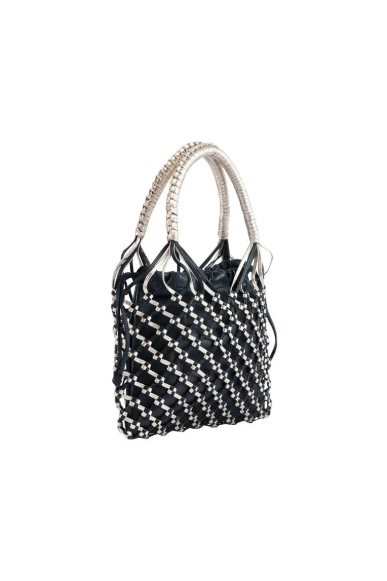 Top Handle Bags<CULT MIA LA RED MINI LEATHER BAG Black