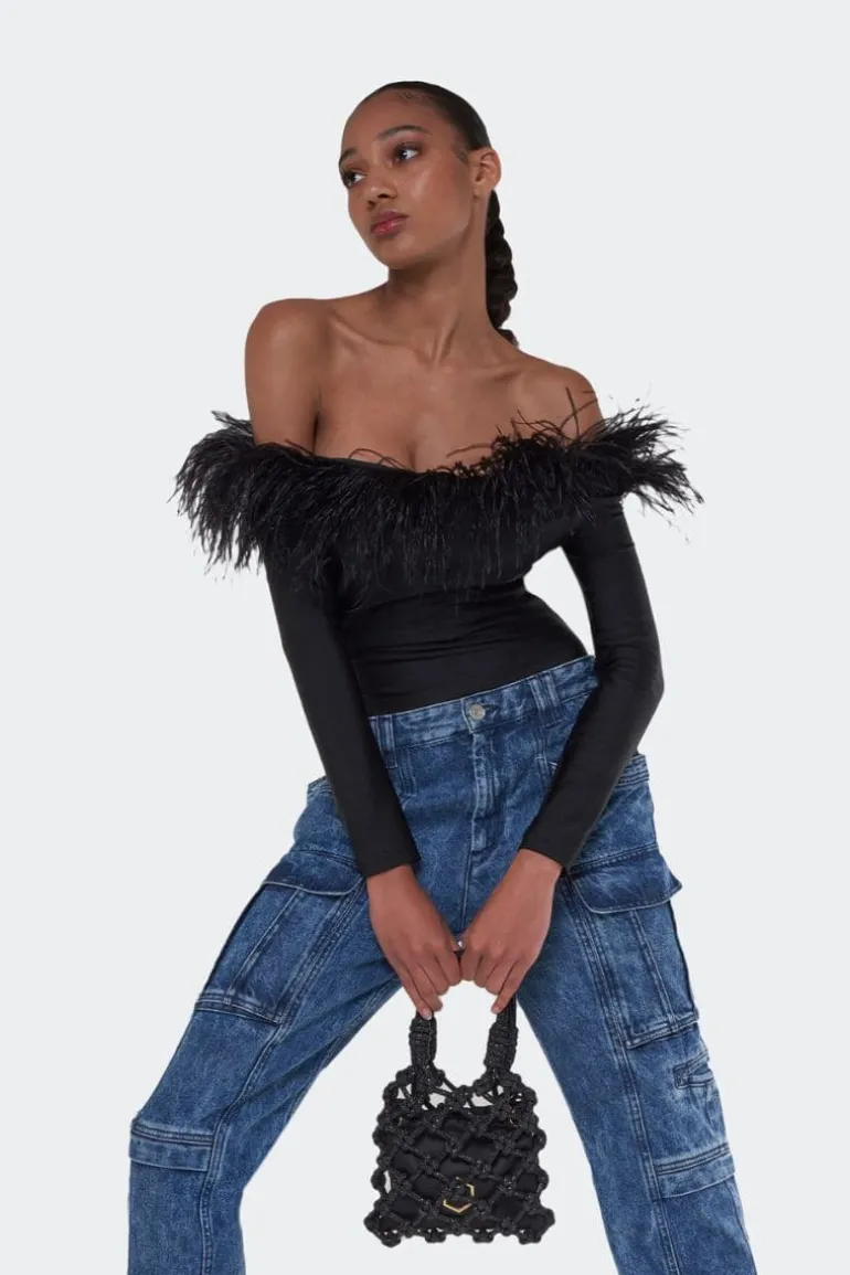 Top Handle Bags<CULT MIA LOLA BAG Black