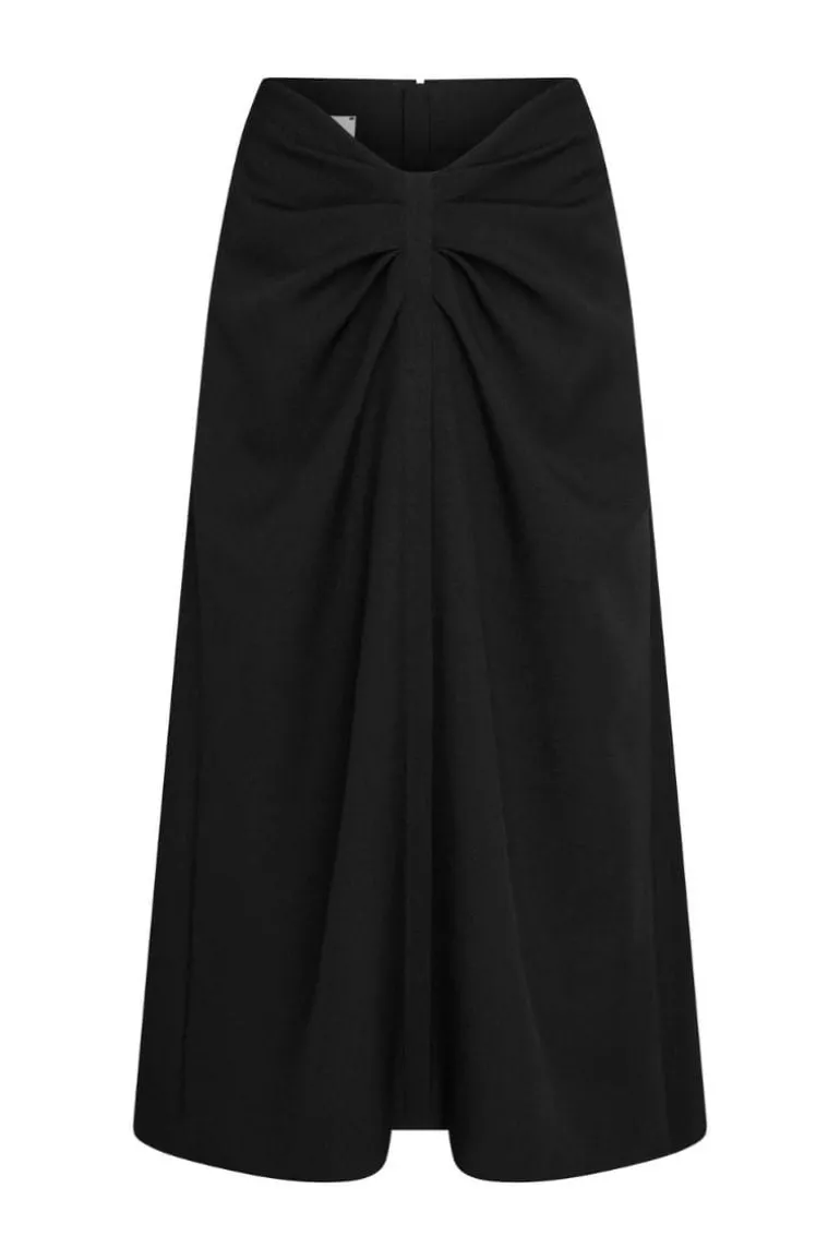 Skirts<CULT MIA MIDDLE MIDI SKIRT Black