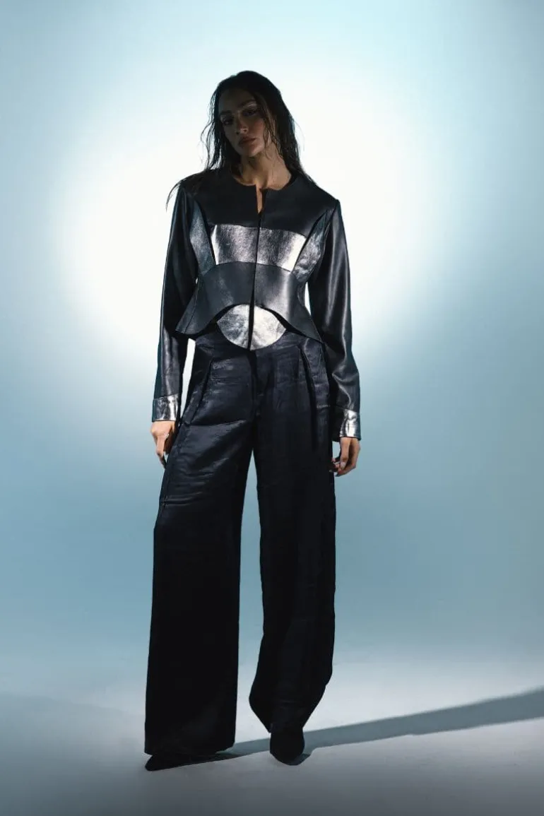 Jackets<CULT MIA NOX LEATHER JACKET Black