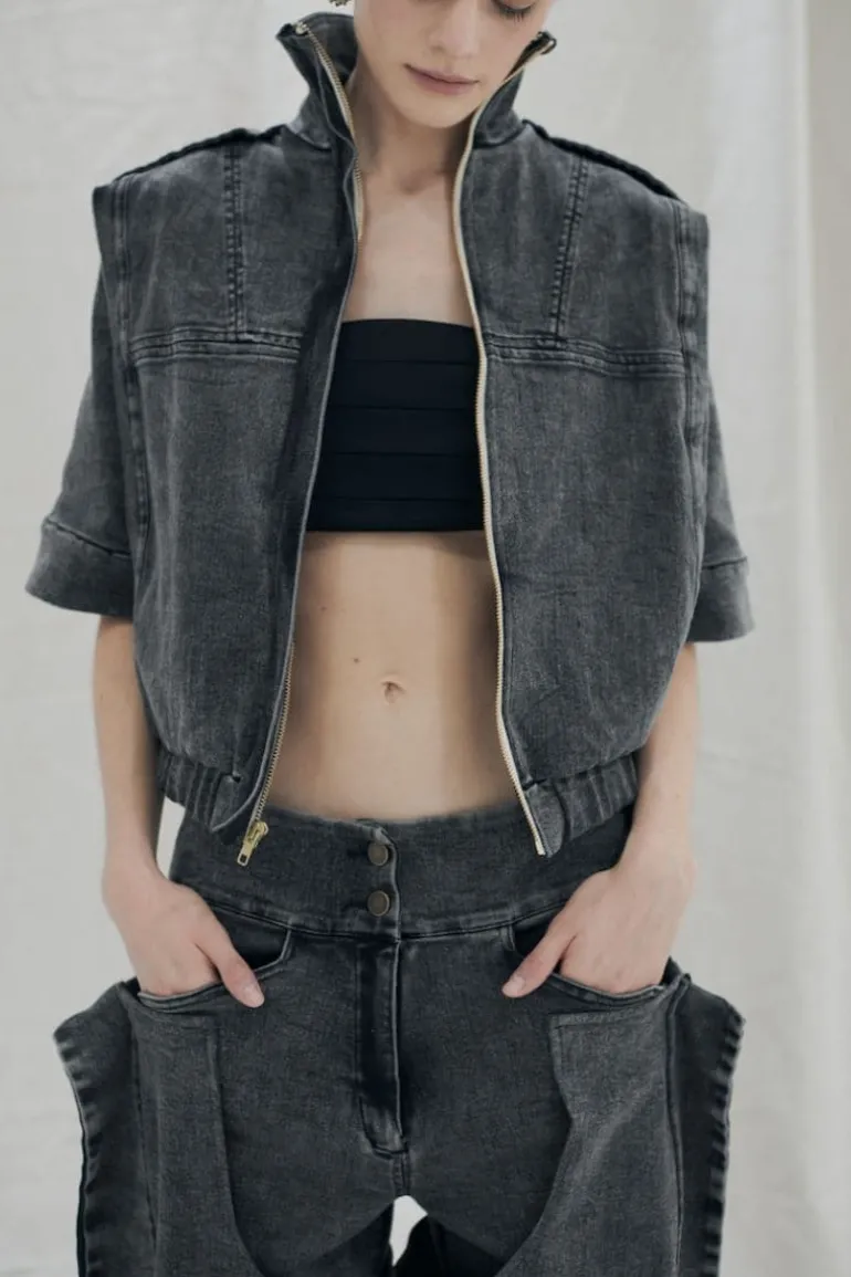 Tops<CULT MIA PAMELA BUSTIER Black