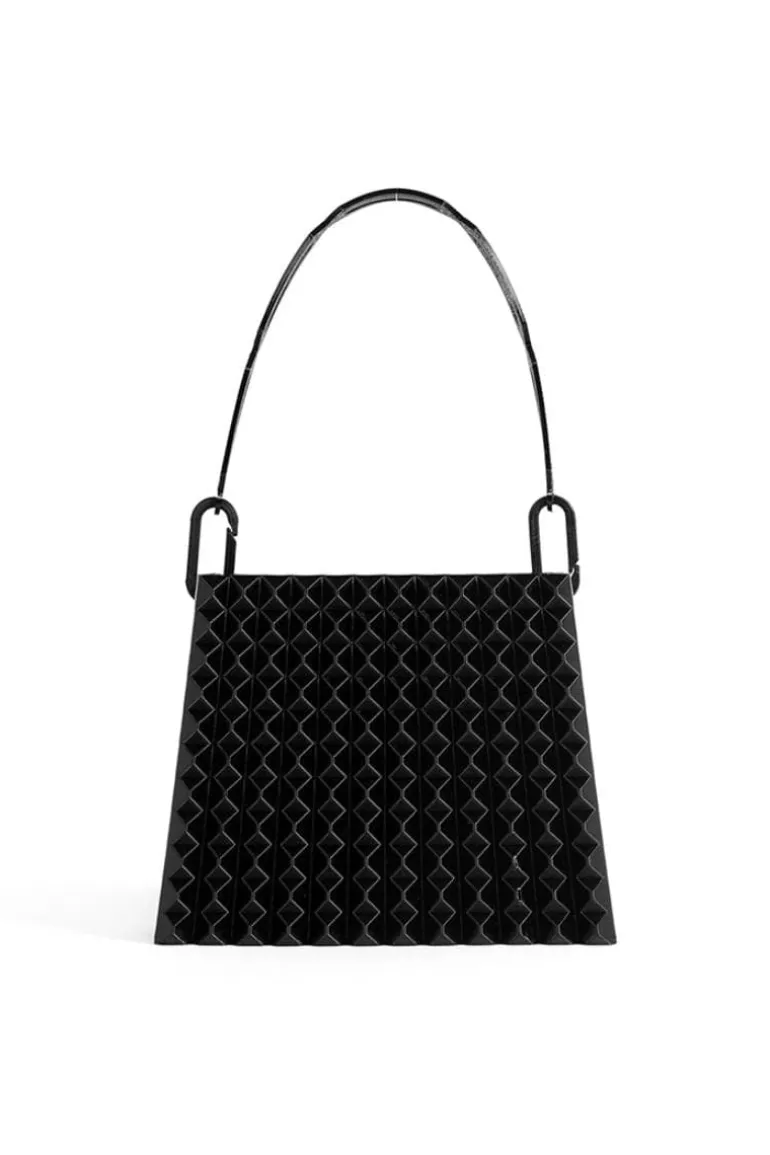 Top Handle Bags<CULT MIA PRISM TOP HANDLE BAG Black