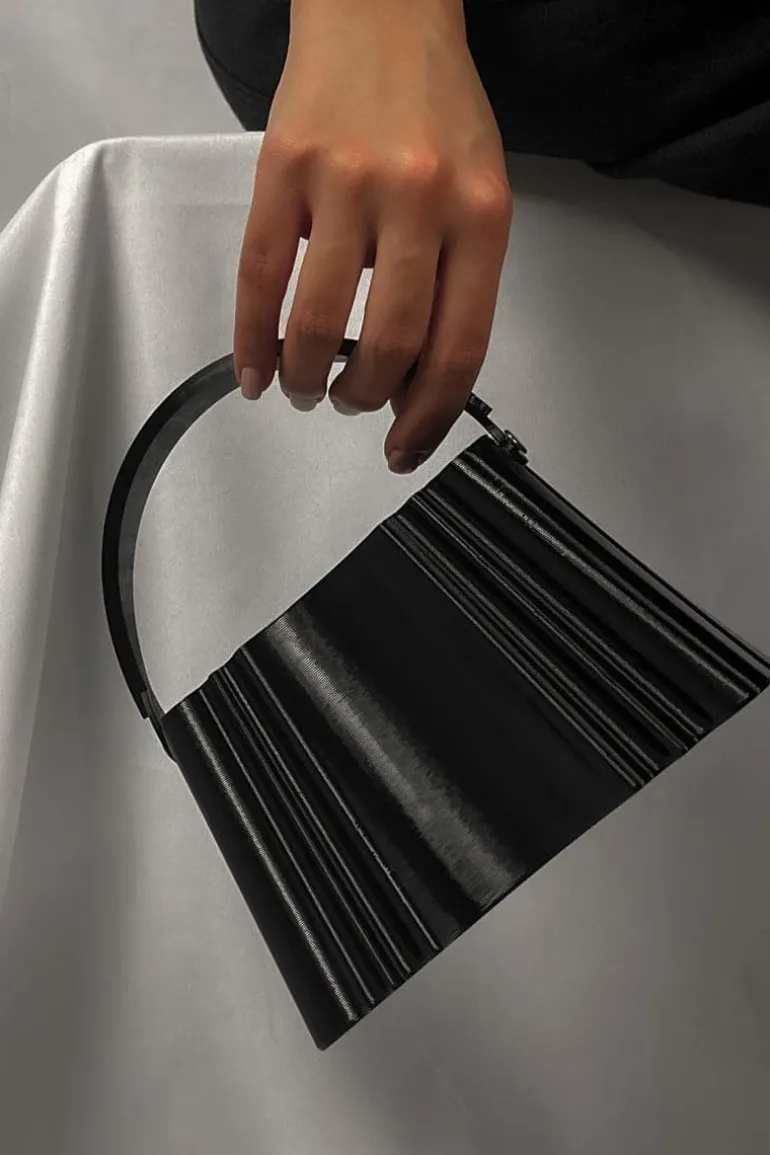 Clutch Bags<CULT MIA SILK CLUTCH Black