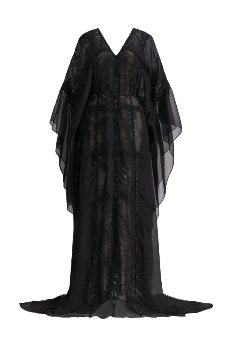 Dresses<CULT MIA SUNIE SILK STRAIGHT MAXI DRESS Black