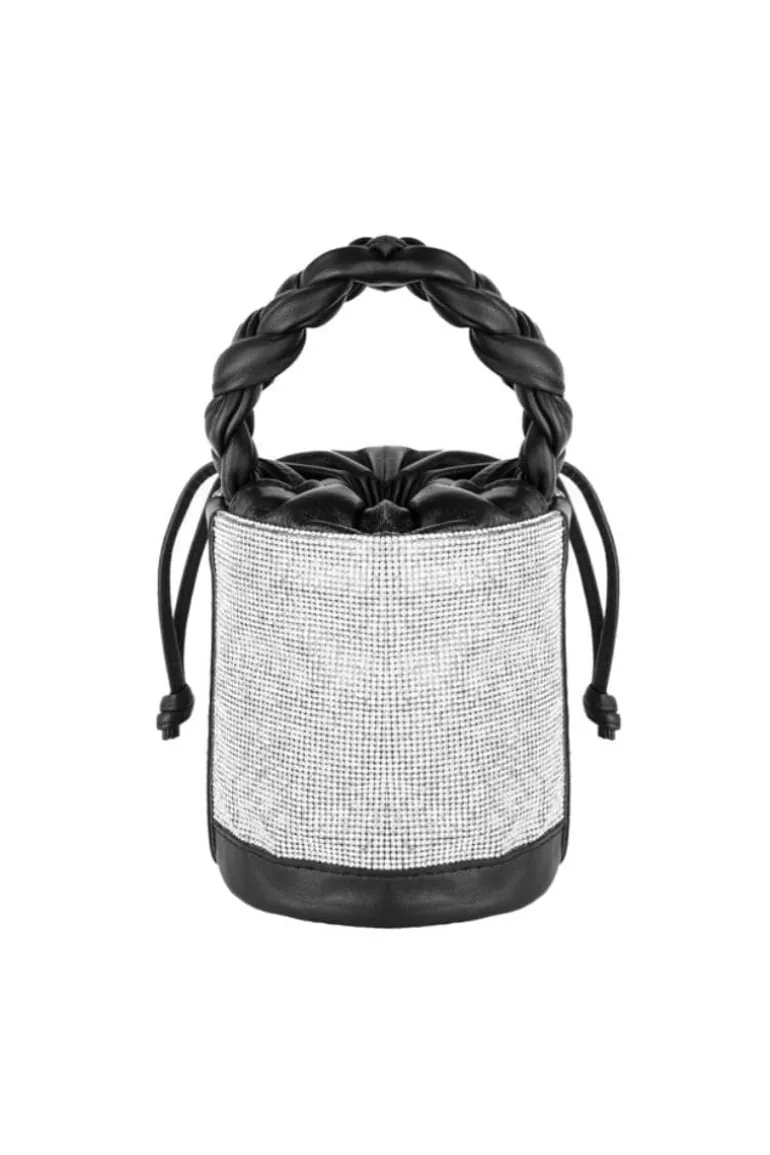 Top Handle Bags<CULT MIA ZELIA MINI RHINESTONE BAG Black