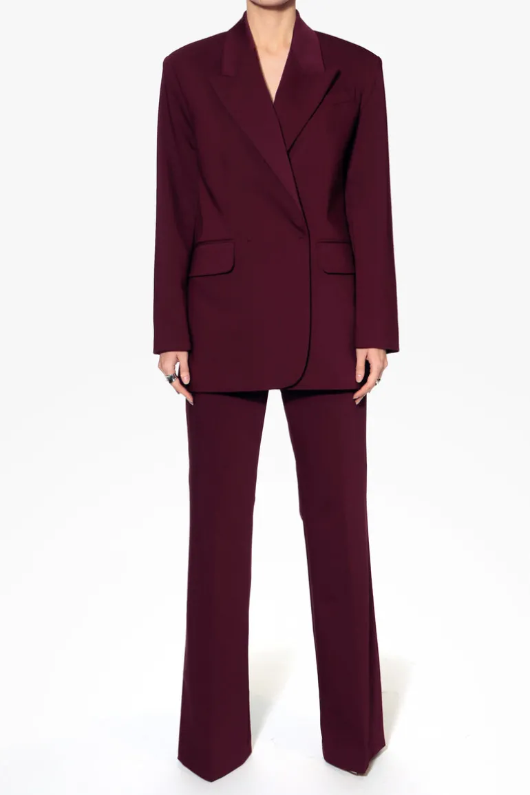 Blazers<CULT MIA BLAIR BLAZER IN Burgundy Wine