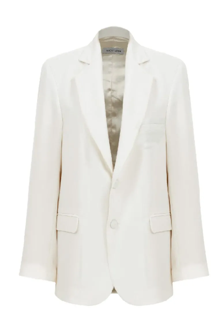 Jackets<CULT MIA BOXY BLAZER Blanche
