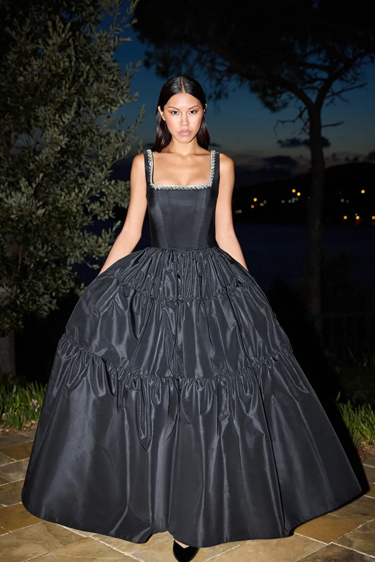 Dresses | Gowns<CULT MIA BLISS TAFFETA GOWN Black