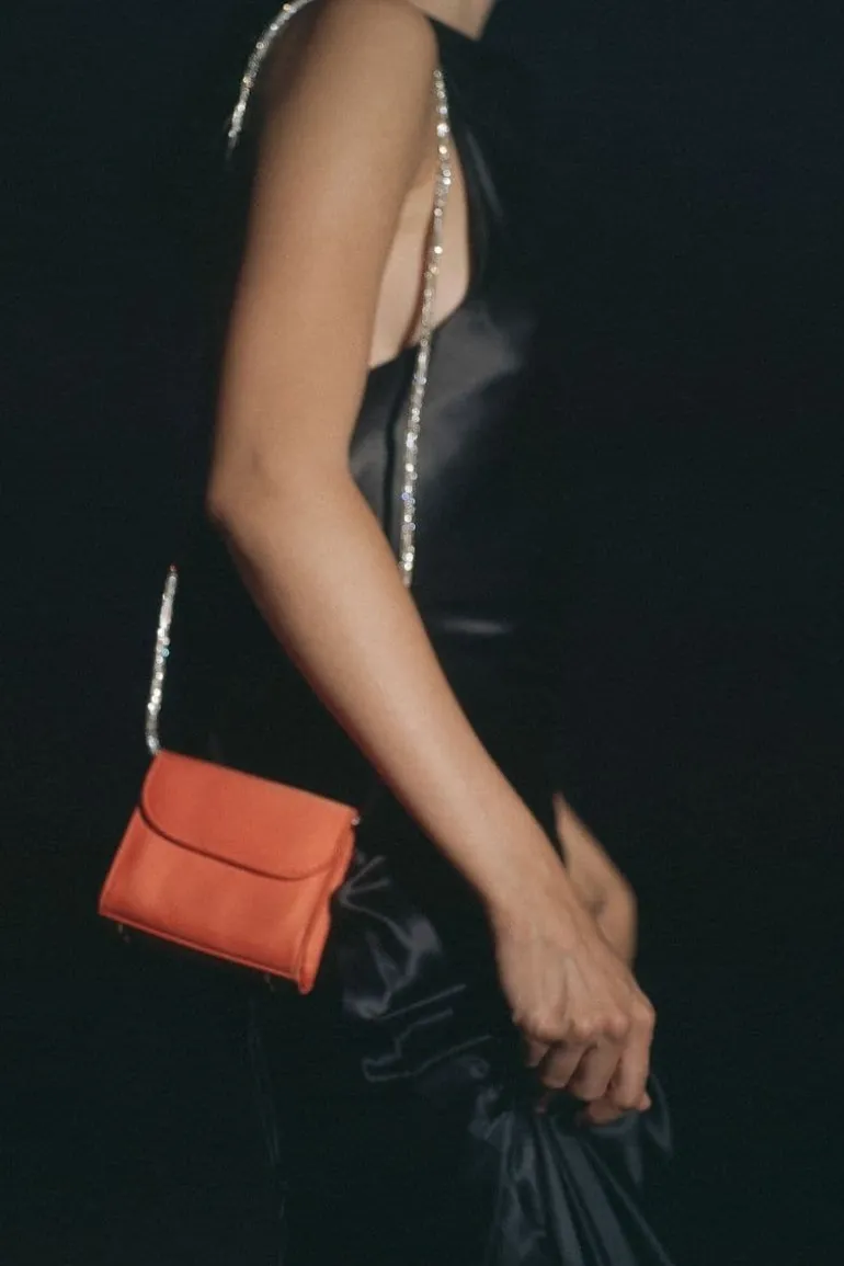 Top Handle Bags<CULT MIA MINI LOOP BAG Blood Orange