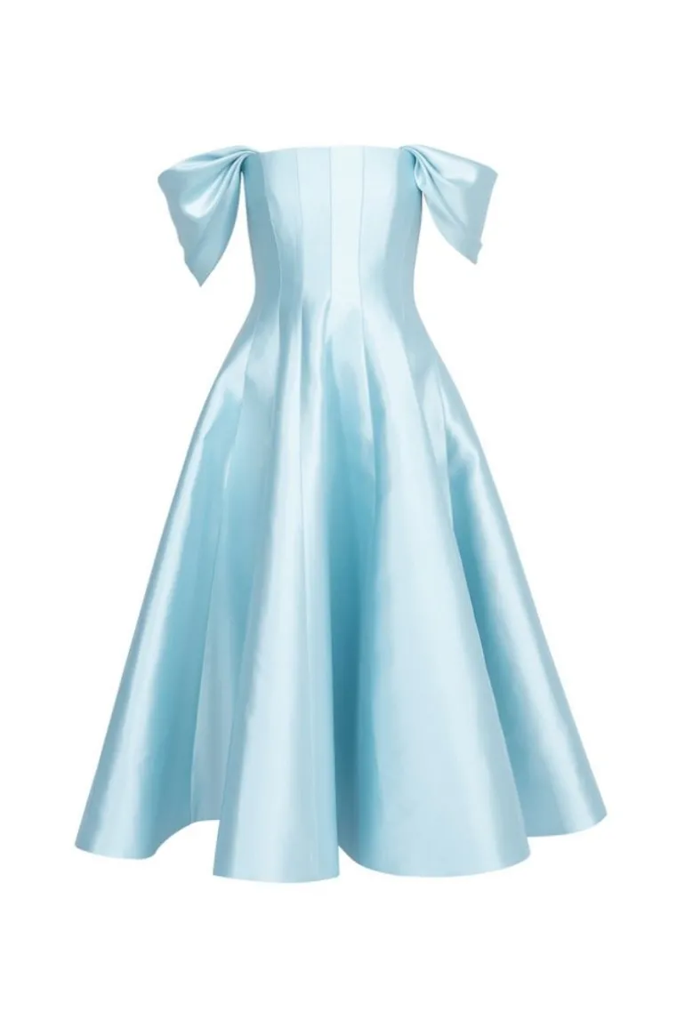 Dresses<CULT MIA CORSETED BODICE MAXI DRESS Blue