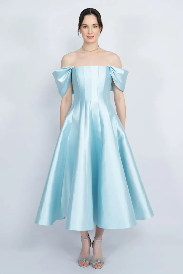Dresses<CULT MIA CORSETED BODICE MAXI DRESS Blue