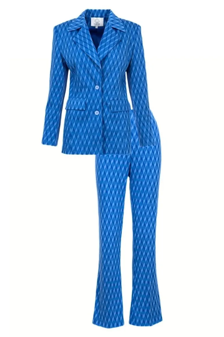 Outfit Sets<CULT MIA CUBES WOMEN'S SUIT SET Blue