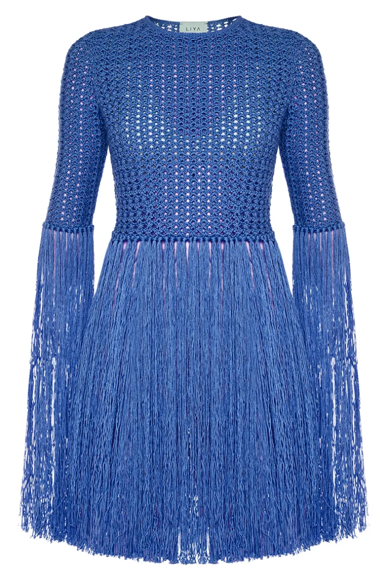 Tops<CULT MIA FRINGE TOP Blue
