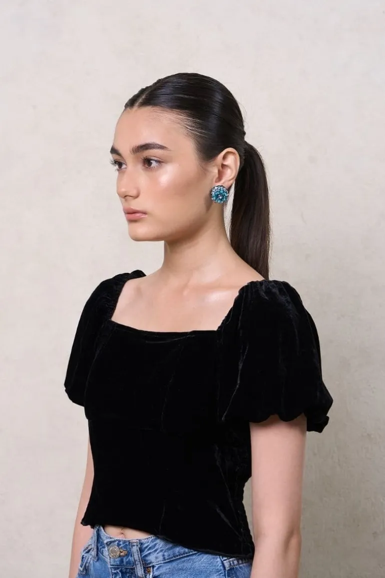 Earrings<CULT MIA GELA EARRINGS Blue