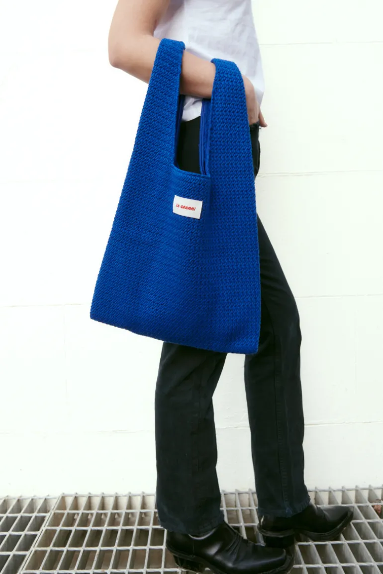 Shoulder Bags<CULT MIA MERCADO PORTOBELLO BAG Blue