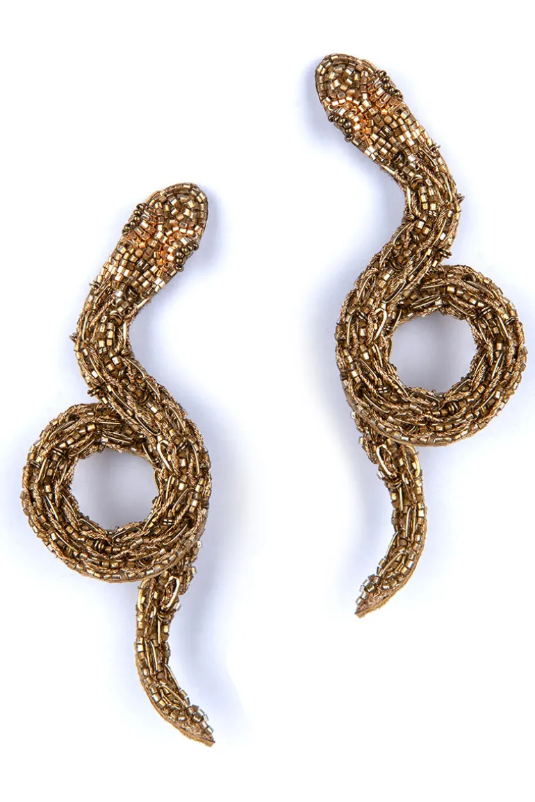 Earrings<CULT MIA BOA EARRINGS Gold