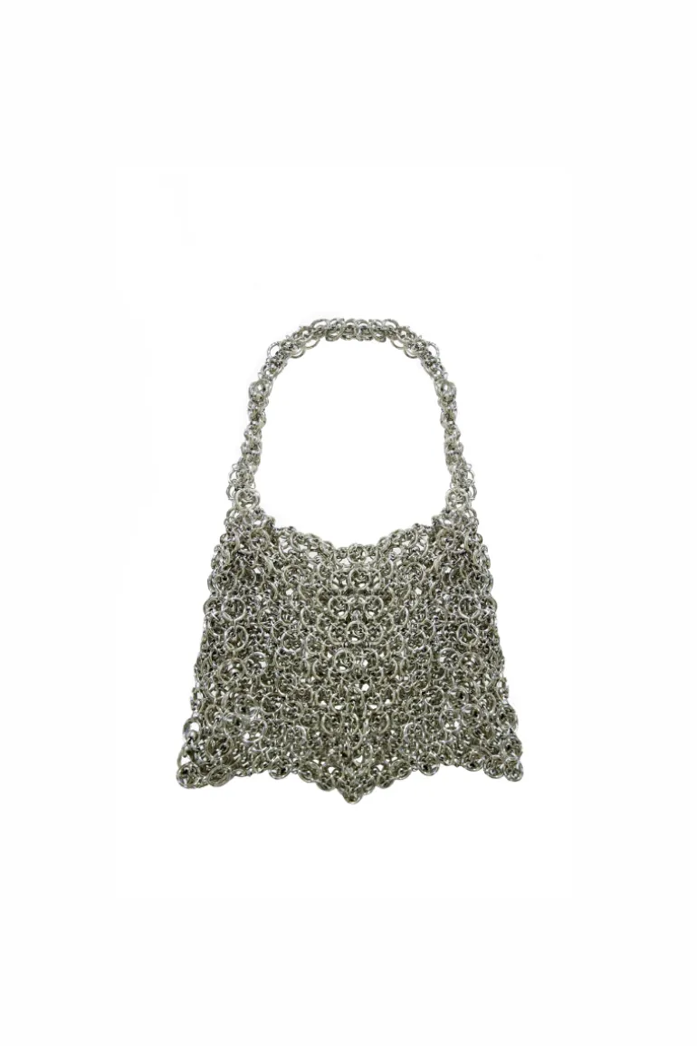 Top Handle Bags<CULT MIA BOHIO BAG Silver