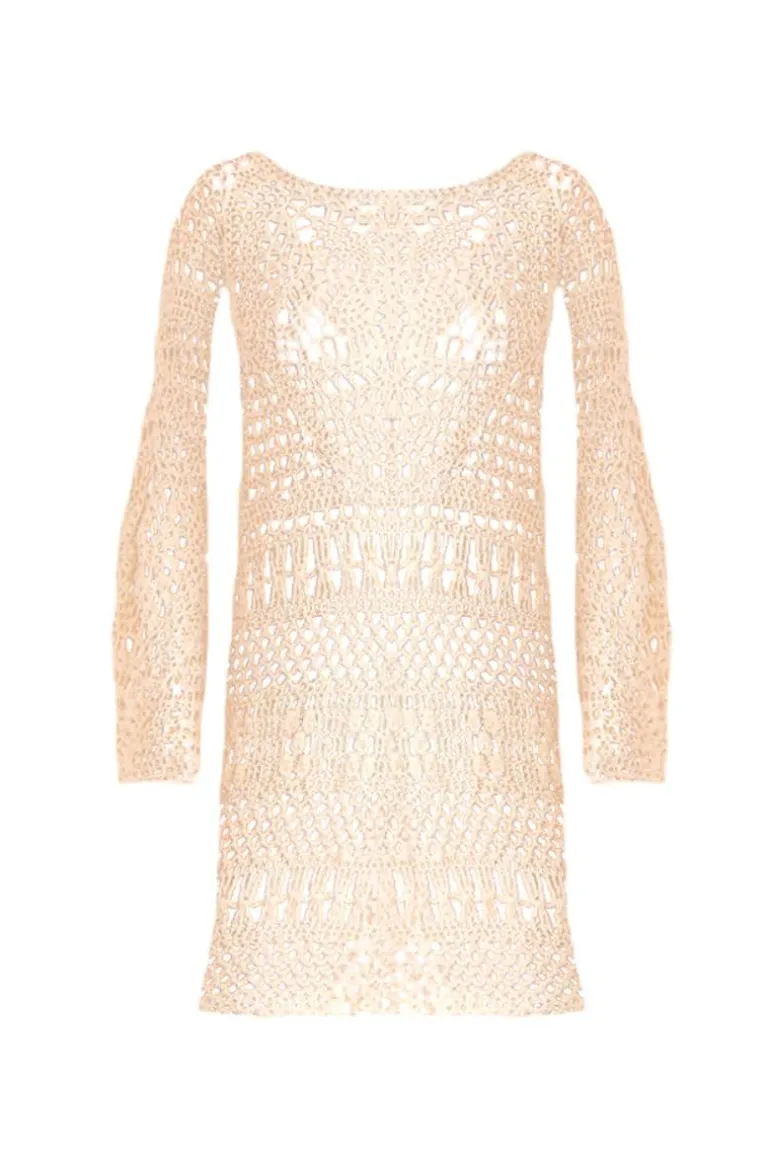 Dresses | Midi Dresses<CULT MIA BOHO BABE LACE MIDI DRESS Off White