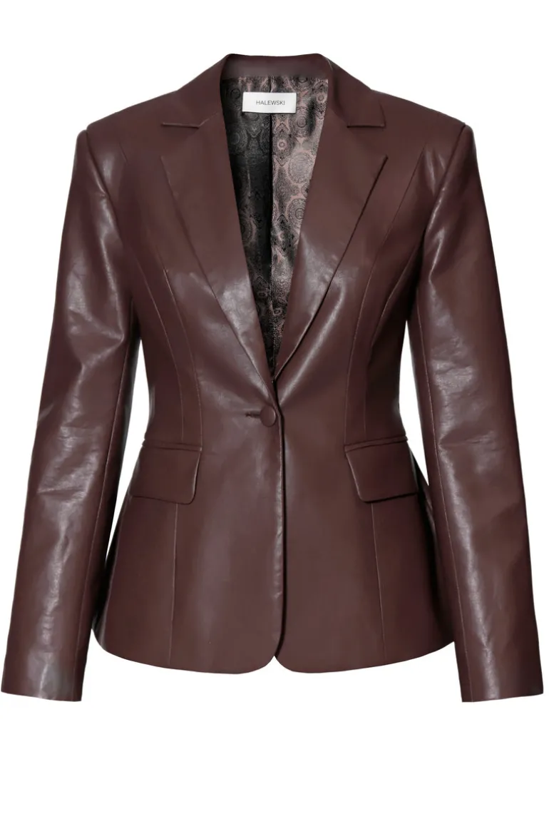 Blazers<CULT MIA BONNIE BLAZER IN Chocolate Brown