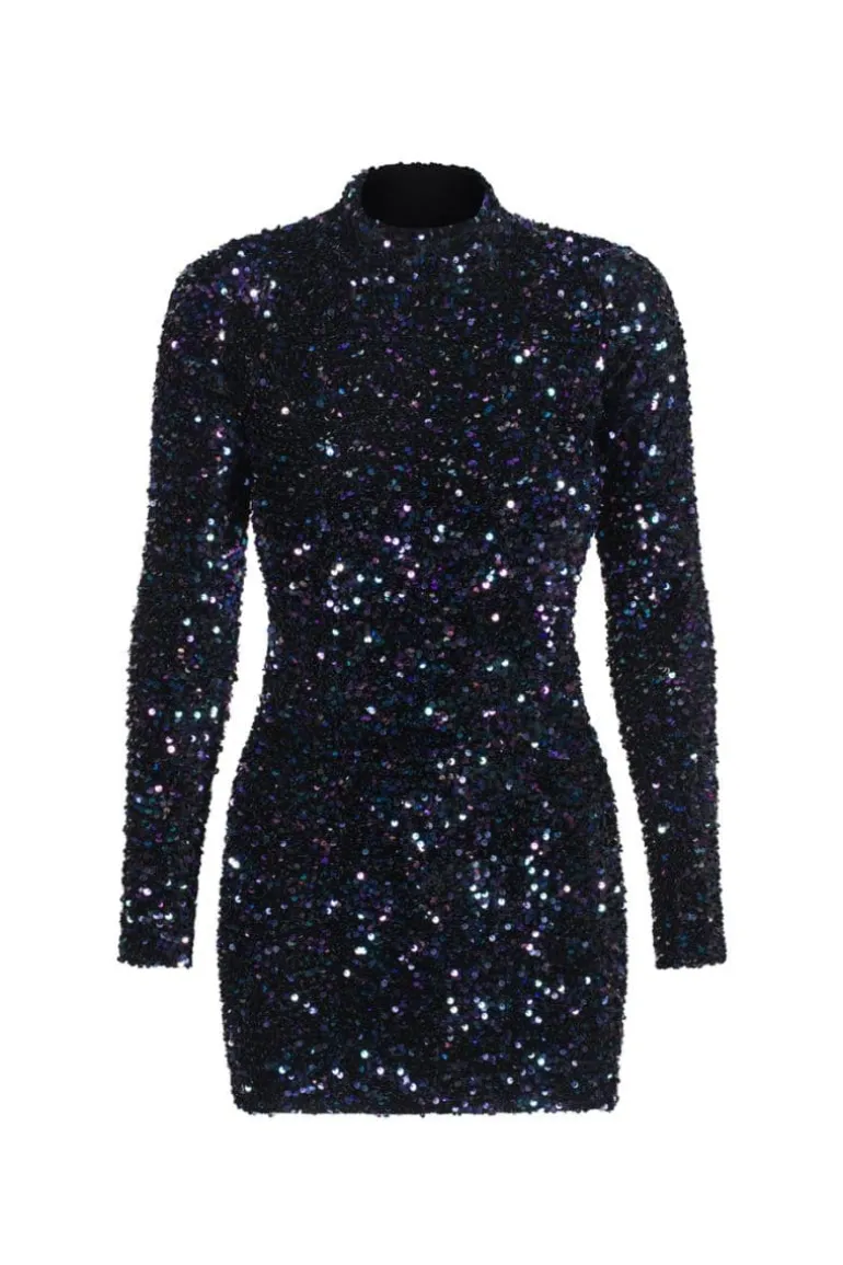 Dresses | Mini Dresses<CULT MIA BRACCIANO SEQUIN MINI DRESS Blue