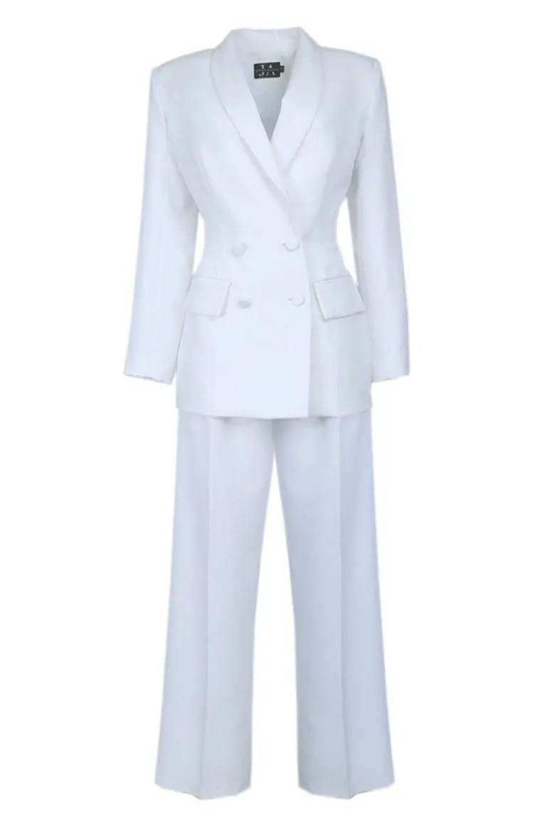 Outfit Sets<CULT MIA BRIDAL HOURGLASS SUIT Off White