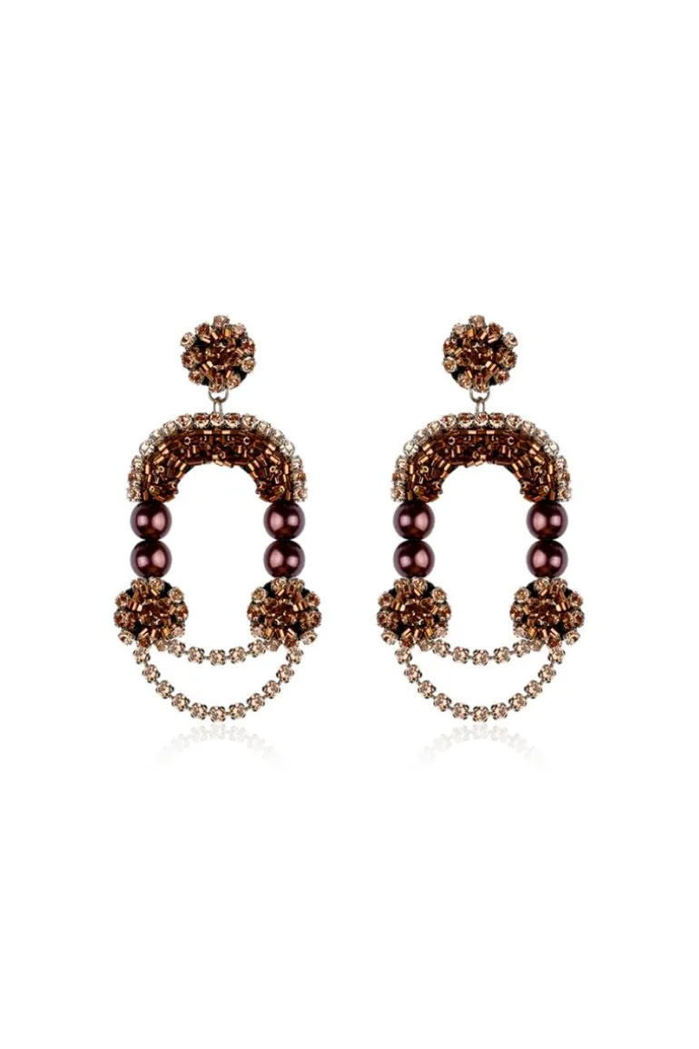 Earrings<CULT MIA BRIELLE EARRINGS Gold