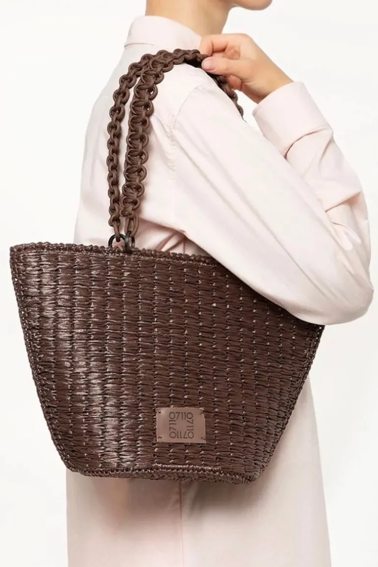 Shoulder Bags<CULT MIA GALIA BEACH BAG Brown