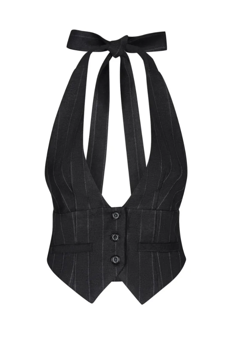 Tops<CULT MIA BUSTO FITTED VEST Dark gray