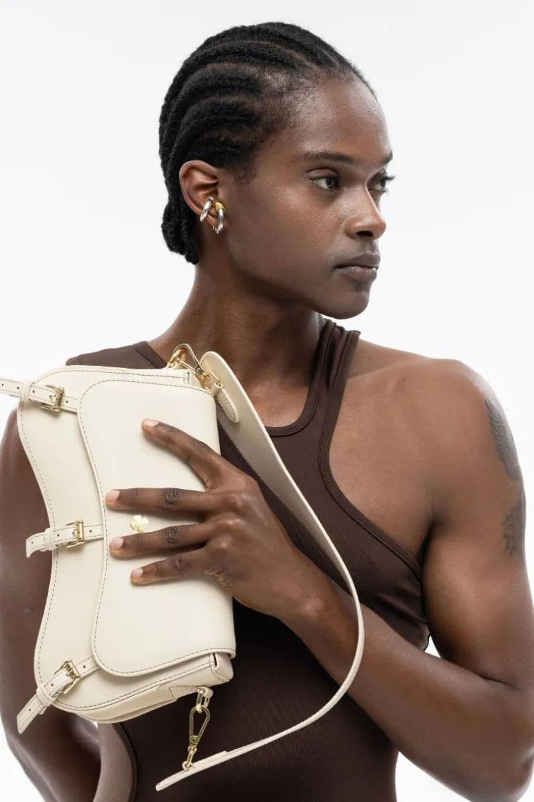 Top Handle Bags<CULT MIA CHEVY SADDLE BAG Butter