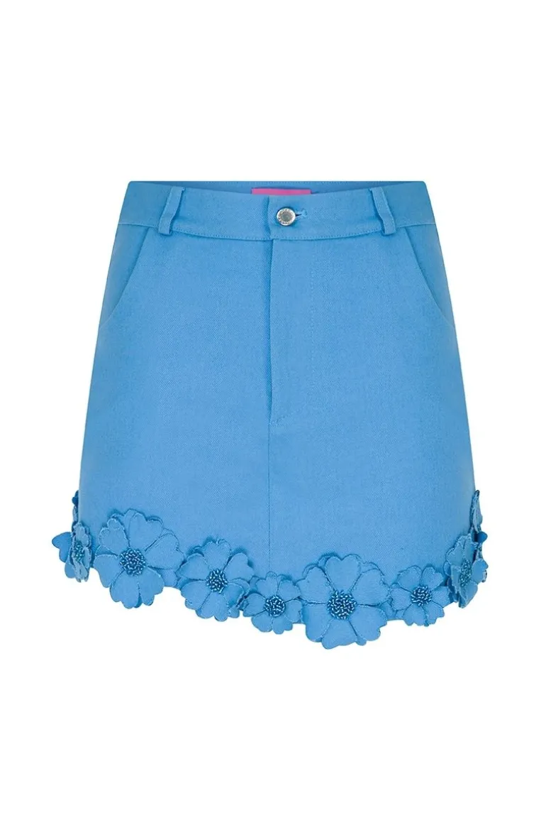 Skirts<CULT MIA BUTTERCUP FLORAL MINI SKIRT Blue