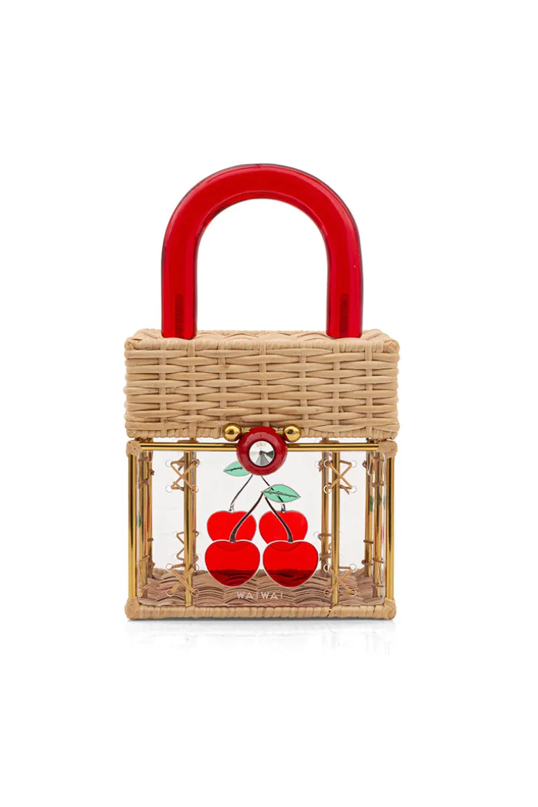 Top Handle Bags<CULT MIA CACAU CHERRY TOP HANDLE BAG Red