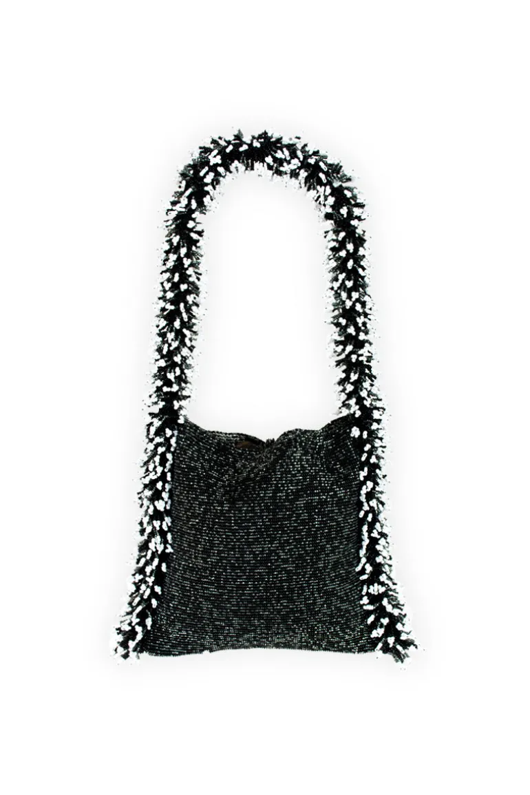 Shoulder Bags<CULT MIA CAMILA BAG IN BLACK AND WHITE Black & White